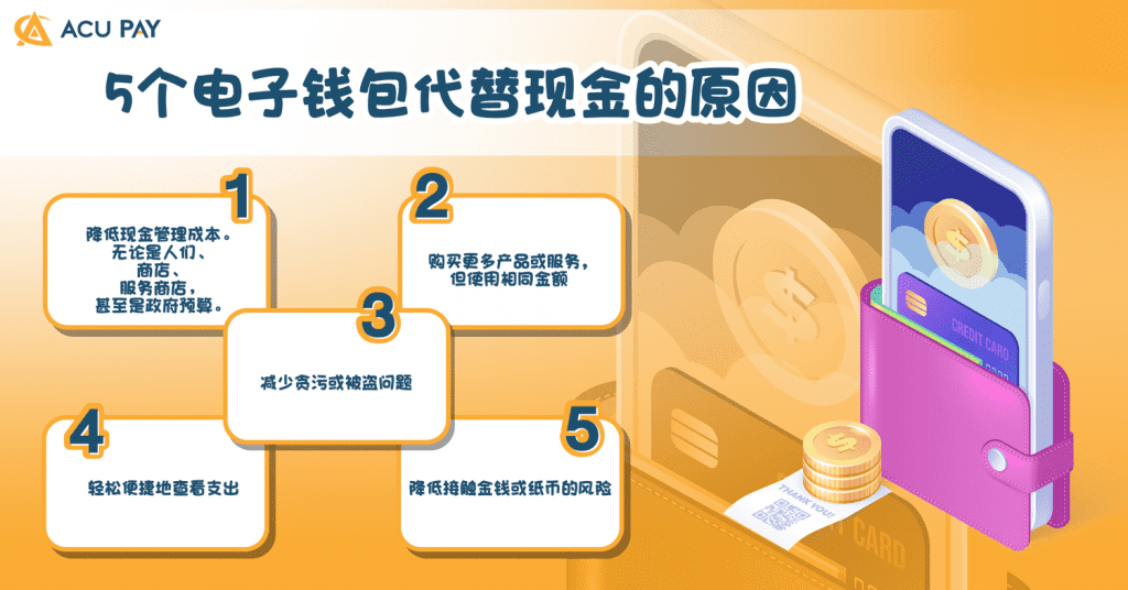 5个原因为什么应该使用电子钱包来代替现金？