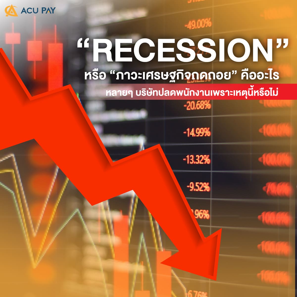 “Recession” หรือ “ภาวะเศรษฐกิจถดถอย” คืออะไร ​