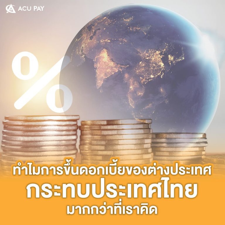 ทำไมการขึ้นดอกเบี้ยของต่างประเทศ_กระทบประเทศไทยมากกว่าที่เราคิด